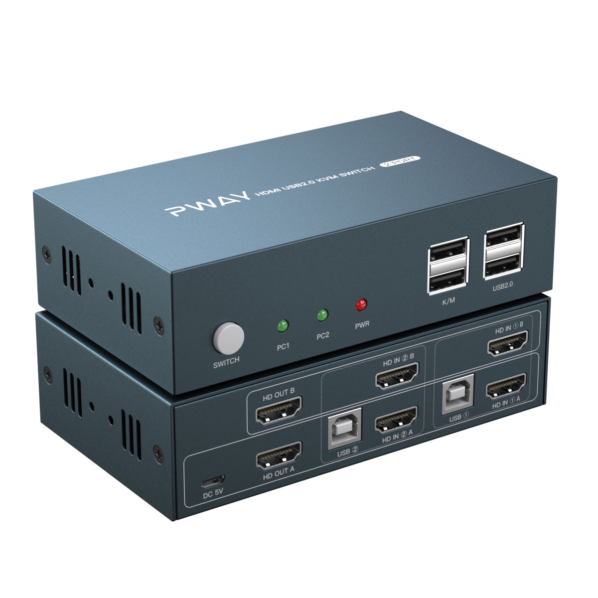 Китай поставщик бесшовные USB2.0 клавиатуры и мыши 2 Way USB KVM переключатель