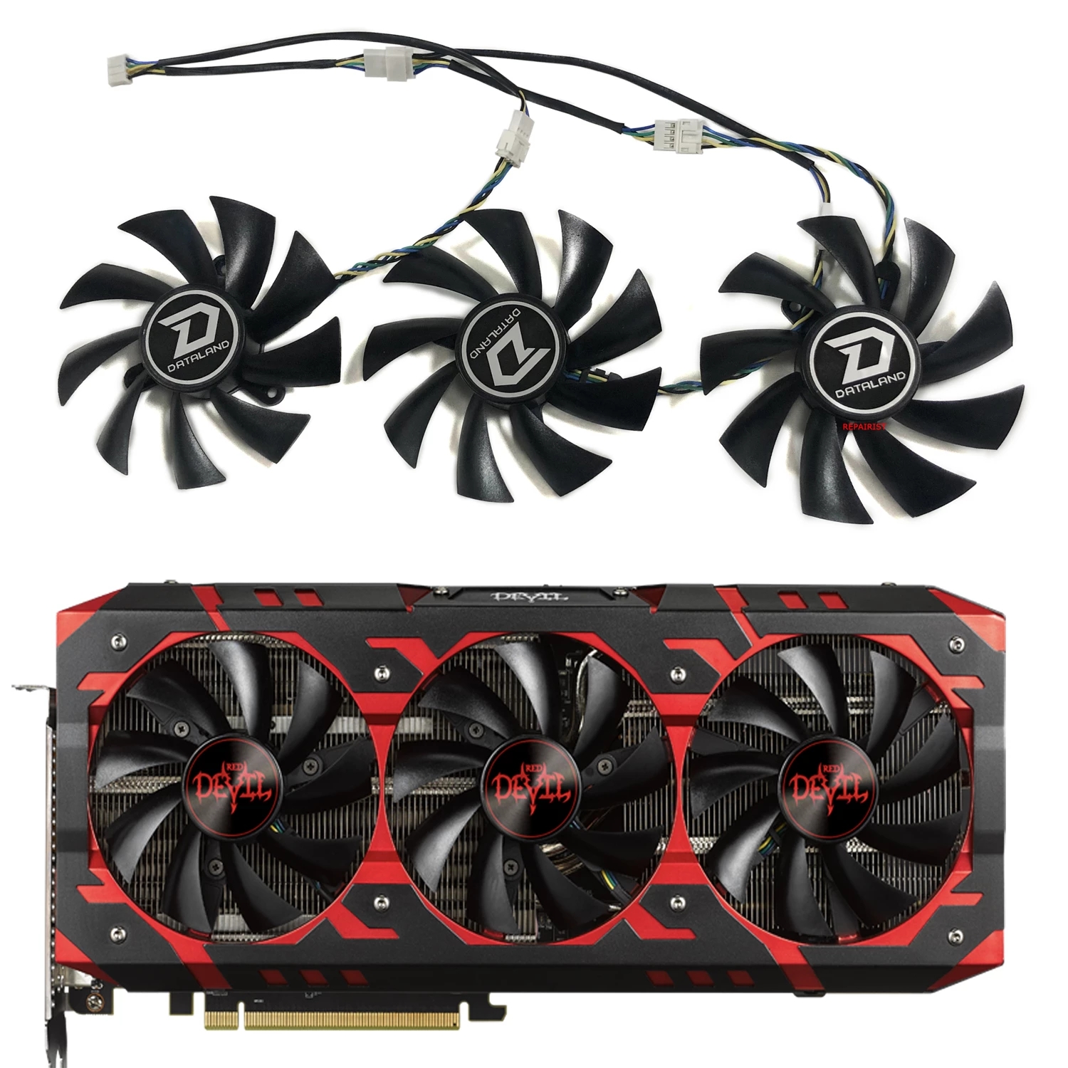 GA92S2H Вентилятор охлаждения графической карты для Powercolor Red Devil RX VEGA56 VEGA64 RX Vega 64 56 охлаждение видеокарты