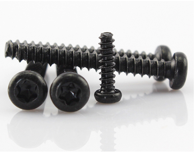 Stock High intensity scrow Black Oxidized Round Head Torx self tapping Screw