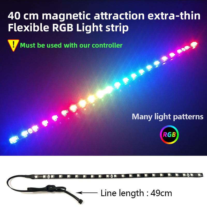 COOLMOON цветных (RGB) светодиодных лент: 40 см светодиод с контроллером