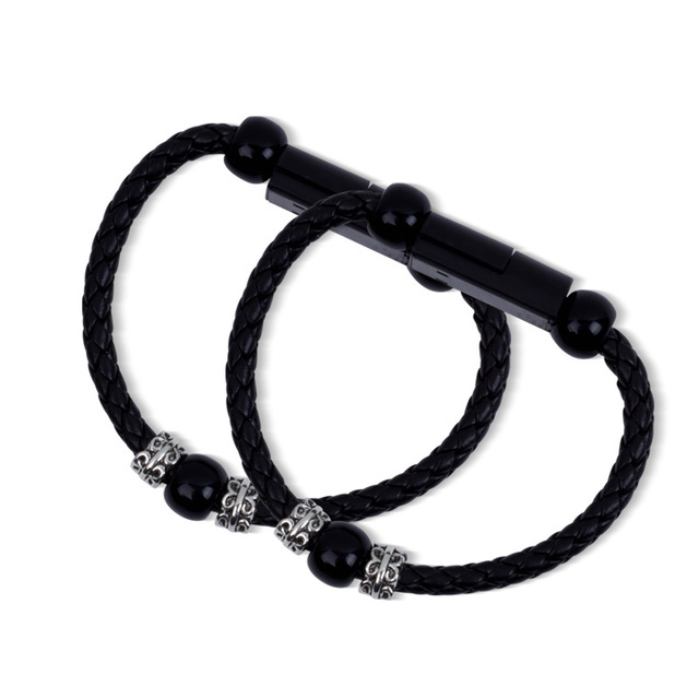 Wearable USB Charging Bracelet Cable Creative Portable Fast Charging Type C Usb Cable Micro USB Data Sync Fast Charging Cable