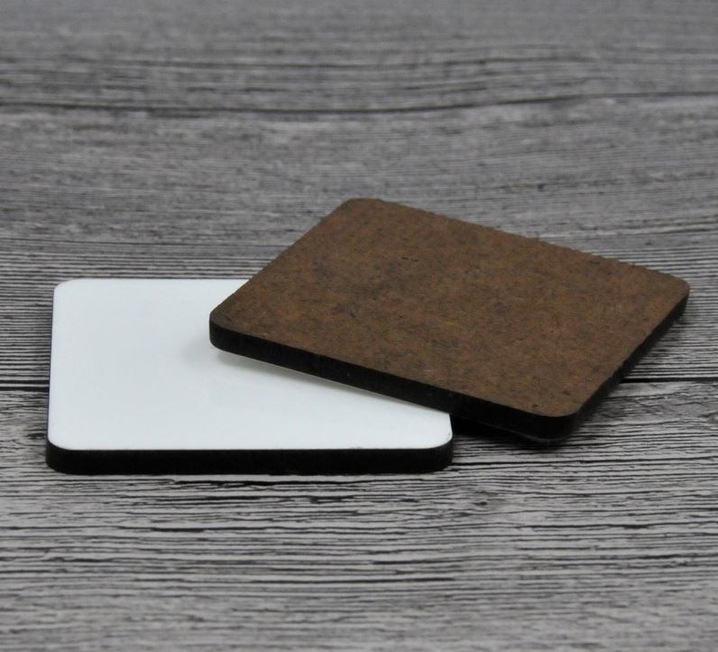 Сублимация MDF Hardboard Магнитный Квадрат 5x5 см DIY подарок
