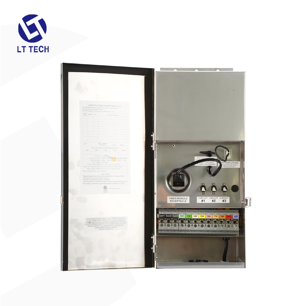 Landscape Lighting High Quality 900W Low Voltage Transformers 120V LED Multi-Tap Low Voltage Transformer For Lighting Project