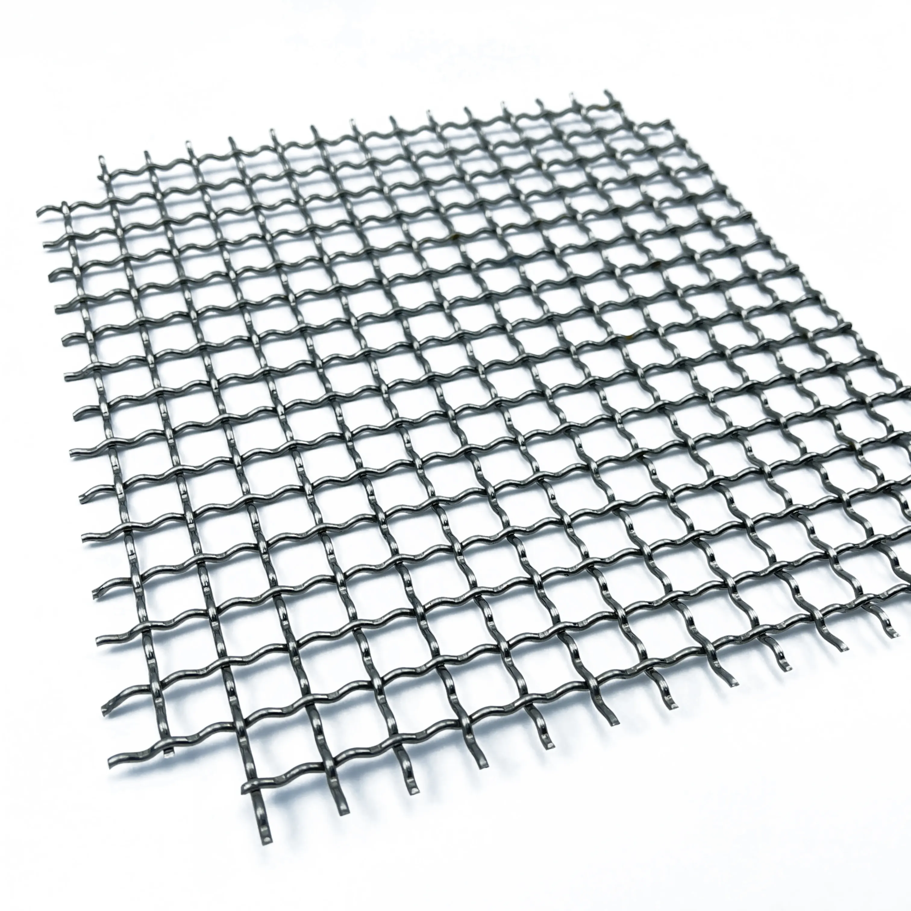 High Frequency Vibrating Architectural Galvanized Sand Stone Mine Screen Mesh 304 Stainless Steel Metal Woven Crimped Wire Mesh