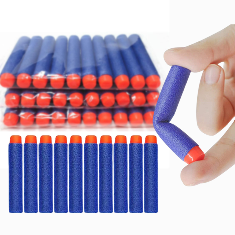 Custom Wholesale Toy Guns Parts Pistola De Bala Blanda 7.2cm Safety Soft Refill EVA Foam Dart Bullet for Kids