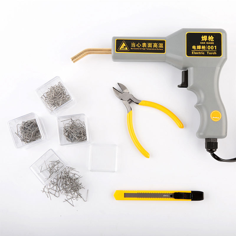 Plastic welding gun heat melt device Car bumper repair machine Welding nail repairing wire tool plastic welding machine