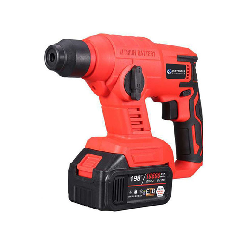 21V батарея бесщеточный Heavy Duty мощность молота сверлы аккумуляторная ударная дрель снос комплект Sds-plus Регулируемая Ручка 980 об/мин
