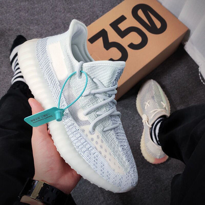 2021 фирменный логотип на заказ оригинальная Светоотражающая обувь Yeezy 350 V2 Черная мужская женская вязаная спортивная обувь для бега