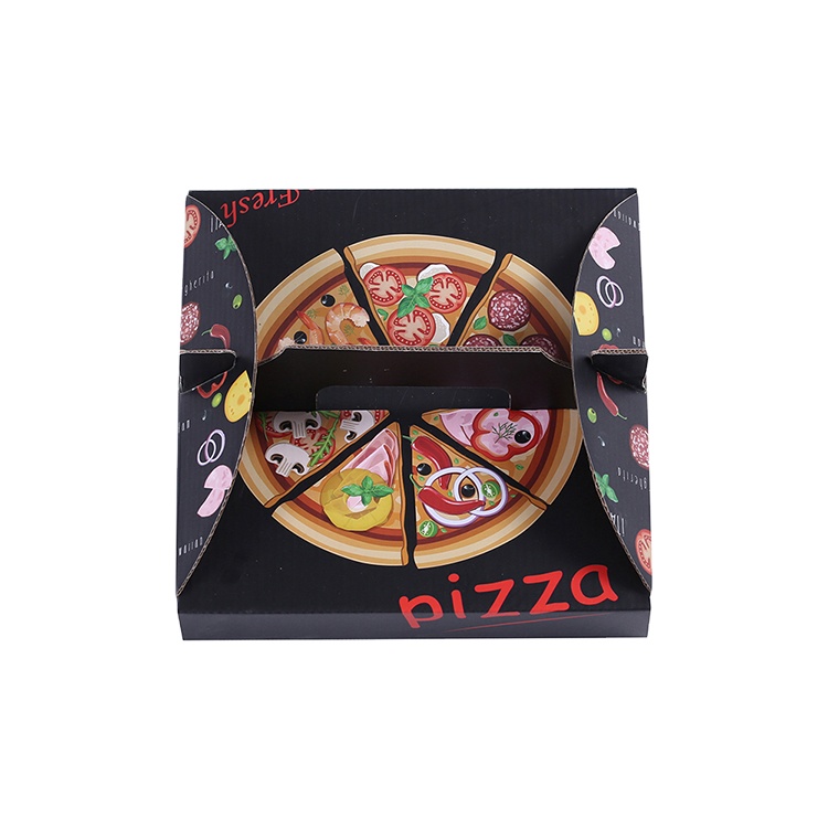 Eco Rriendly Enviromentally Handmade Luxury Printing Pizza Paper Box Custom Logo Printed Pizza Box