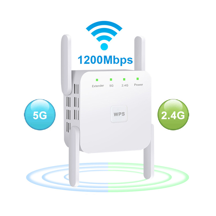 Беспроводной Wi-fi удлинитель 1200 Мбит/с Wi-fi усилитель длинный Диапазон Wi-fi усилитель сигнала 2,4G, Wi-fi, repiter Wi-fi 5 ГГц Wi-fi Репитер сигнала мобильного телефона