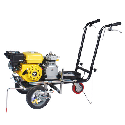 Double spray gun sprayer Hand Push cold paint airless plastic spray road line marking machines equipment