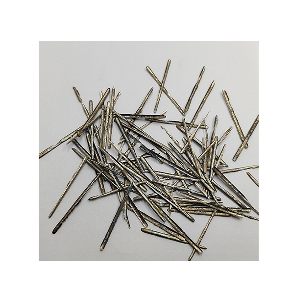 High Chrome Alumina Coated ME 310 Melt Extracted Stainless Steel Fiber for Refractory Concrete Steel Fiber