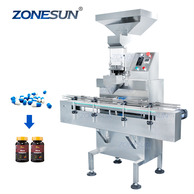 ZONESUN ZS-JF60 электронный настольный планшет Счетная машина маленький планшетный счетчик машина автоматическая Капсульная бутылка наполнитель