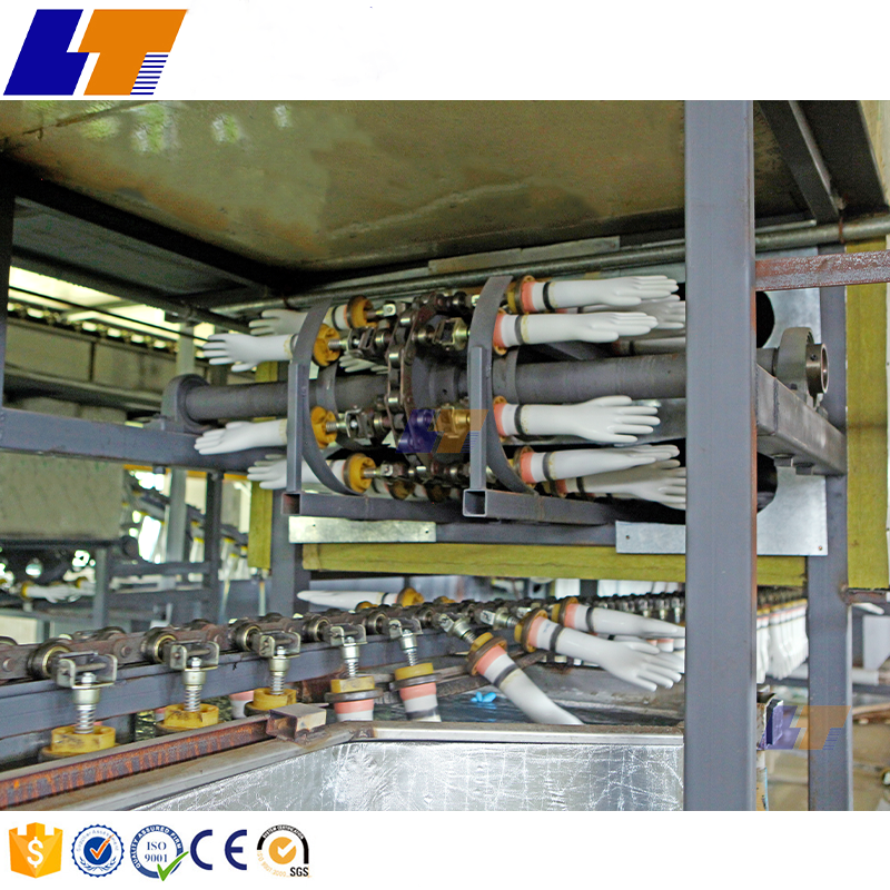 Disposable medical powder-free nitrile gloves production line equipment
