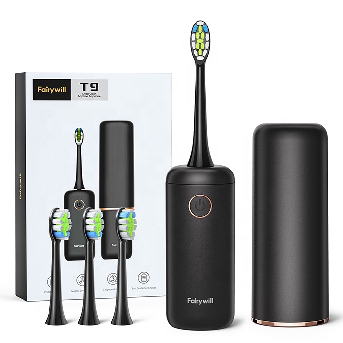 Fairywill FW T9 Fairy Will Automatic Oral Slim Electr Electronic Electric Dental Toothbrush Tooth Brush with LED Light