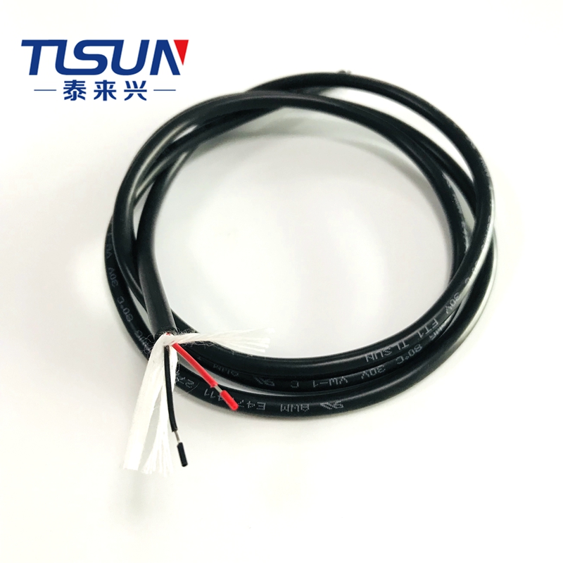 ПВХ оболочке Кабель питания американский 2725 2 ядра 30AWG изоляцией электрический провод кабель для USB