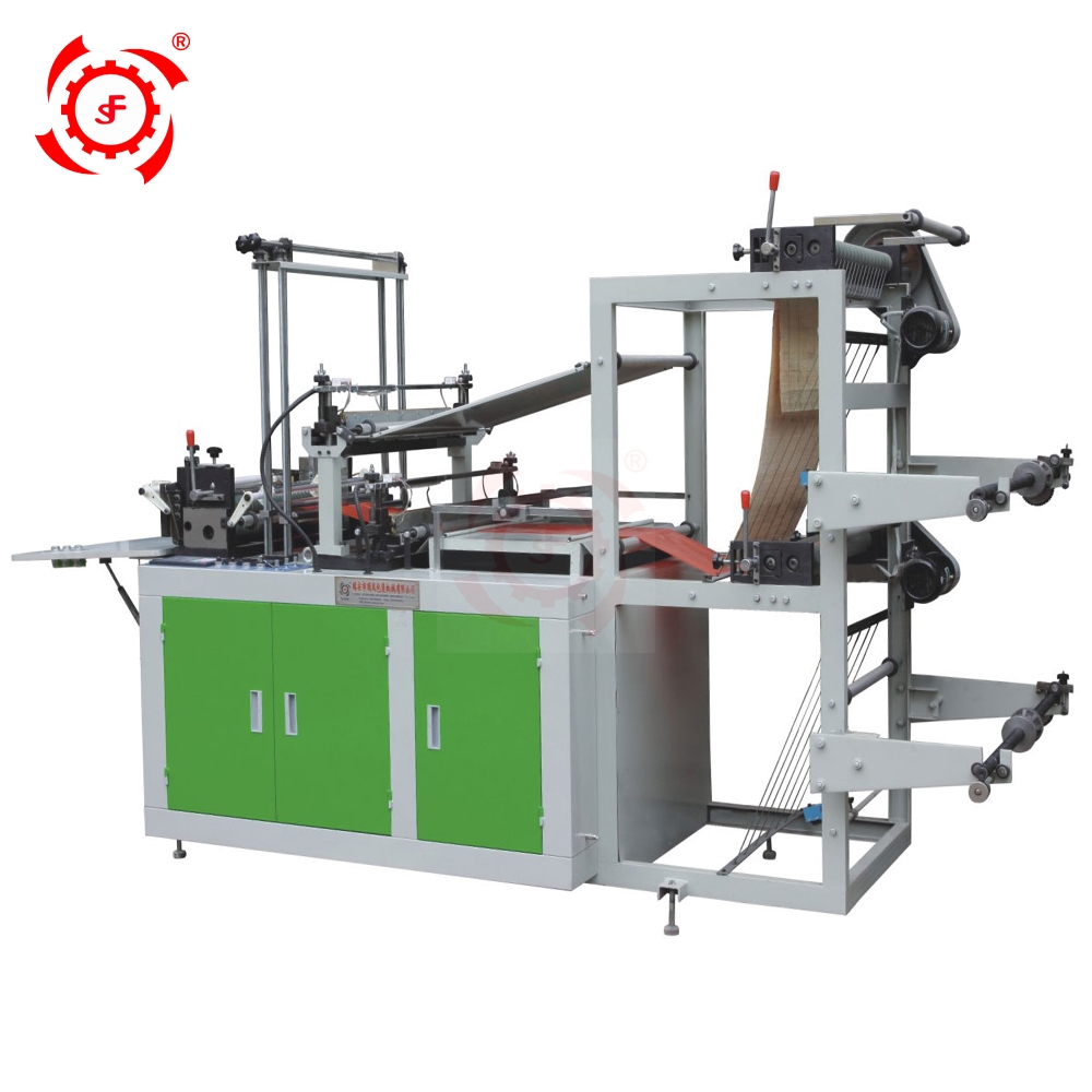 LIFENG GFQ600 Однослойная машина для горячего запечатывания, холодной резки, полиэтилен, ПЭНД, ПЭВД, машина для изготовления плоских мешков для покупок