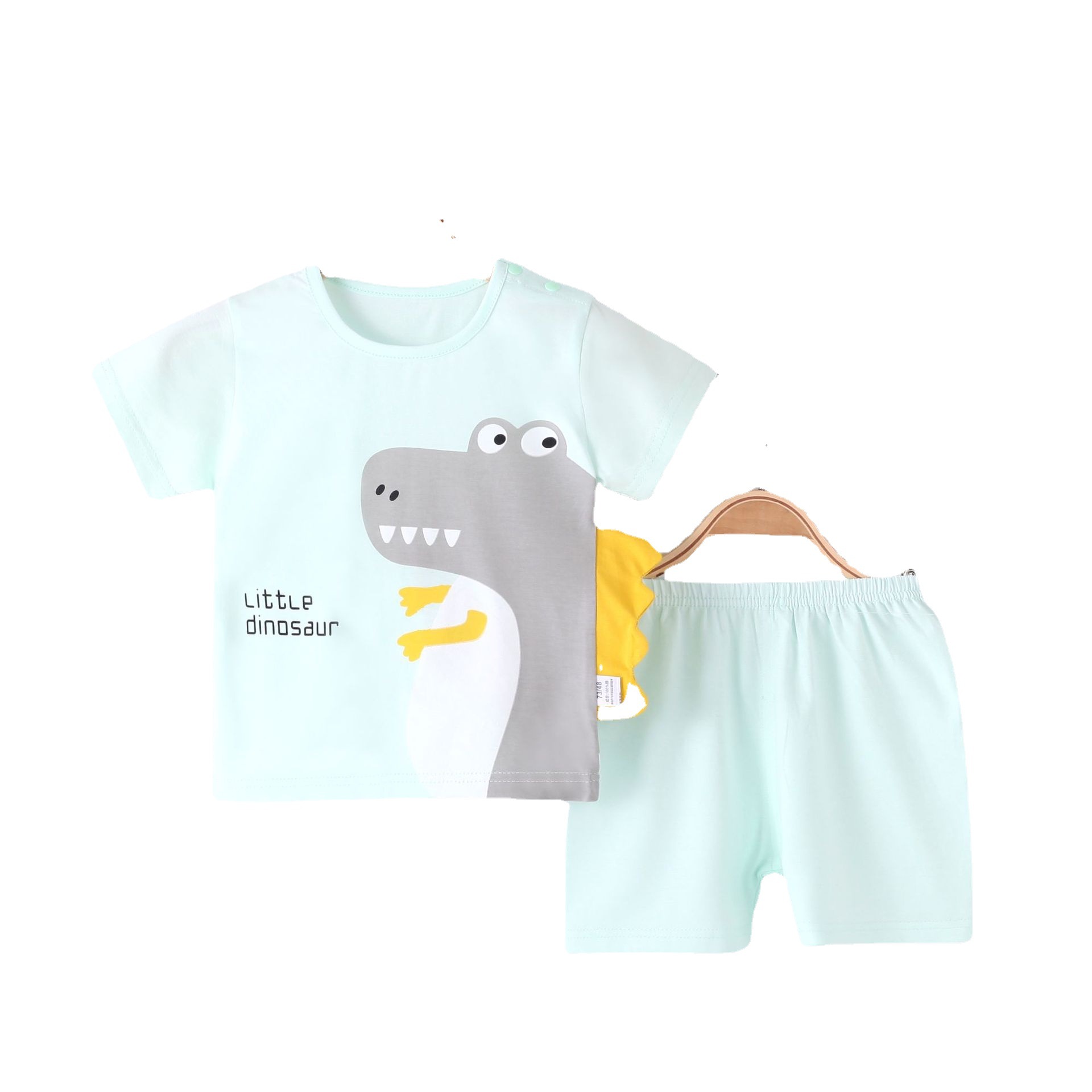 Summer Baby Clothes 2 pcs set Bamboo Cotton Indoor Wear Air Conditioning Clothing
