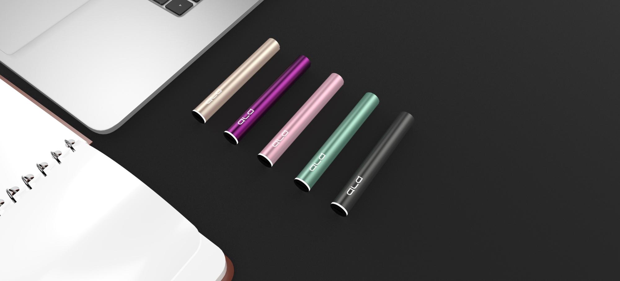 Slim Inhaler Cigarette Electronic Button Free Vape Pen 510 Battery