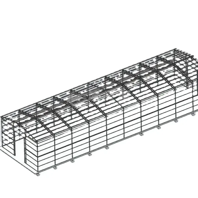 View larger image Add to Compare  Share Pre Engineering low carbon Q235 Q345 welded building steel structure for Warehouse an