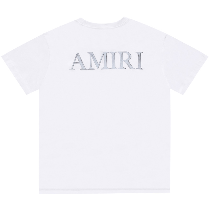 AmirYS T Shirt Lettering Print O-neck Cotton Plus Size Men's T-shirts Unisex