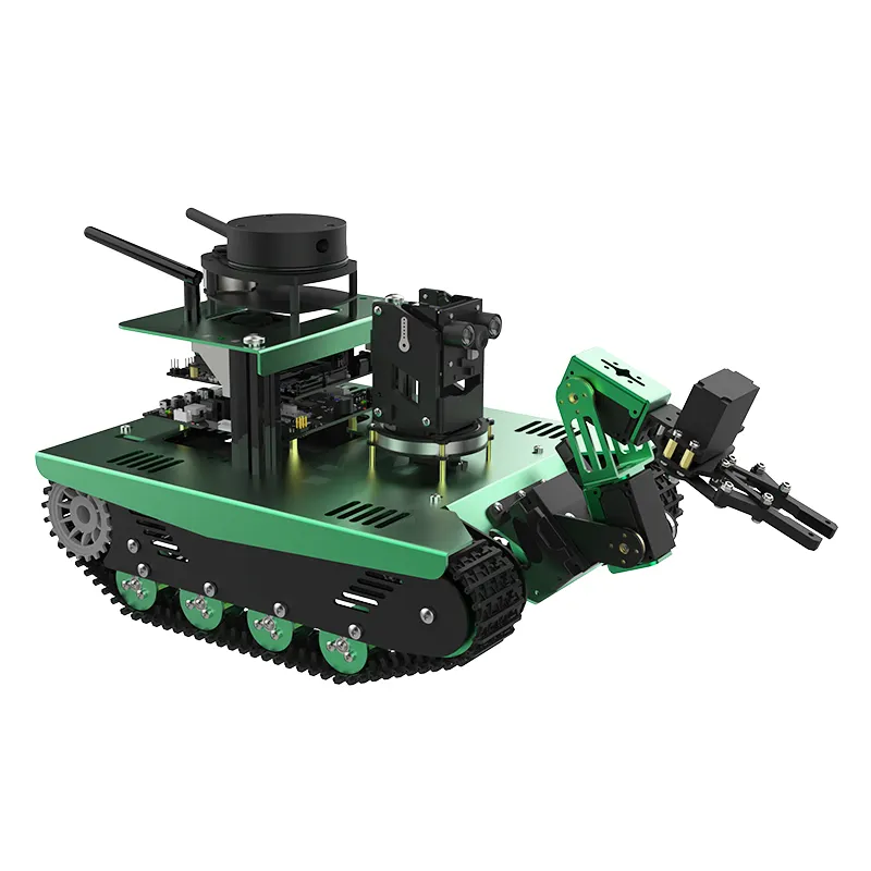 Jetson nano ROS lidar robot car with robotic arm automatic navigation path planning SLAM with HD camera robot tank kits