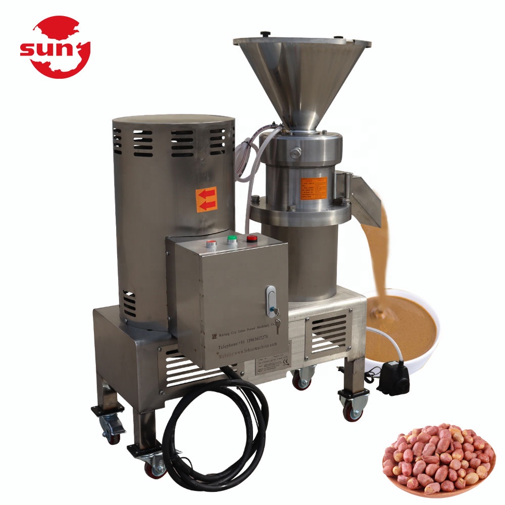 Electric industrial cocoa nut butter grinder peanut butter grinding machine