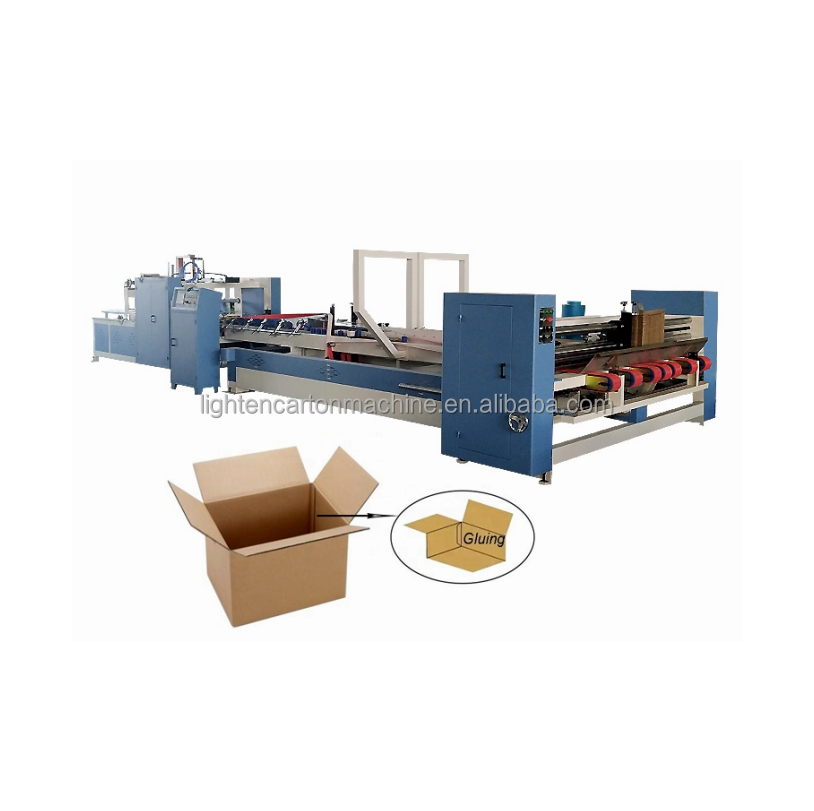 corrugated box making machine -automatic folder gluer machine