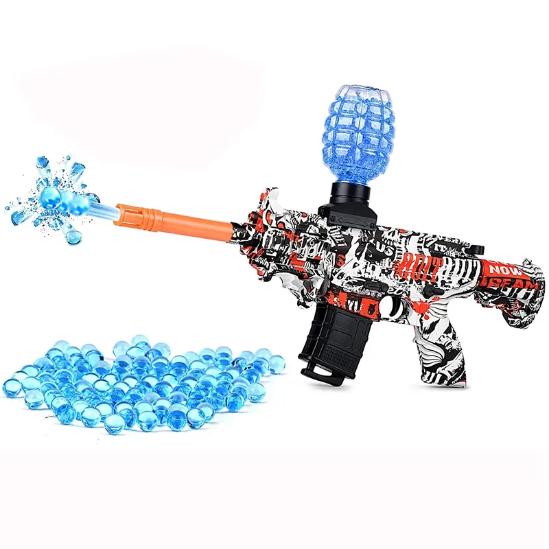 Amazon Hot Sell Gel Ball Blaster Gun Splatter Water Bead Electric Splatrball Gell Ammo Outdoor Pistols Gelblaster Child Gun Toy