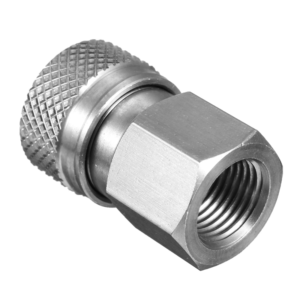 Винтовой соединитель для пейнтбола PCP 1/8 NPT из нержавеющей стали, адаптер быстрого отключения для Sodastream