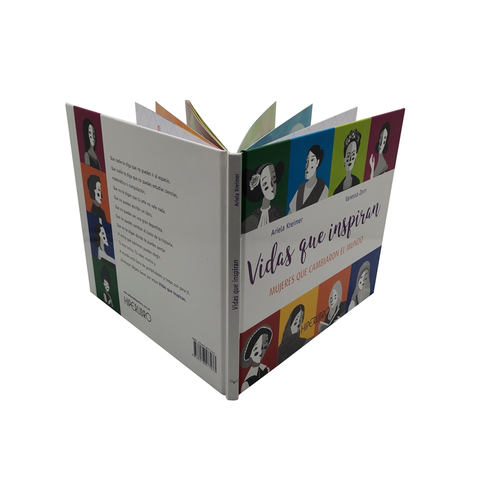Hard Cover Paper Book Children Kids Paper Printing Story Colorful Recycled Learning reading Book