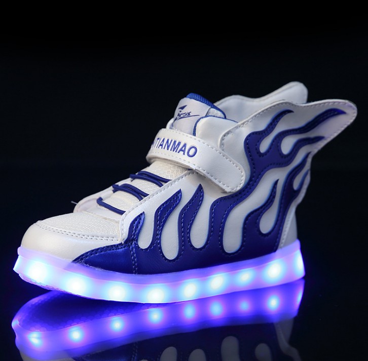 Top Seller 2021Fashion Oem Led Kids Sport Shoes Flash Led Boy Shoes