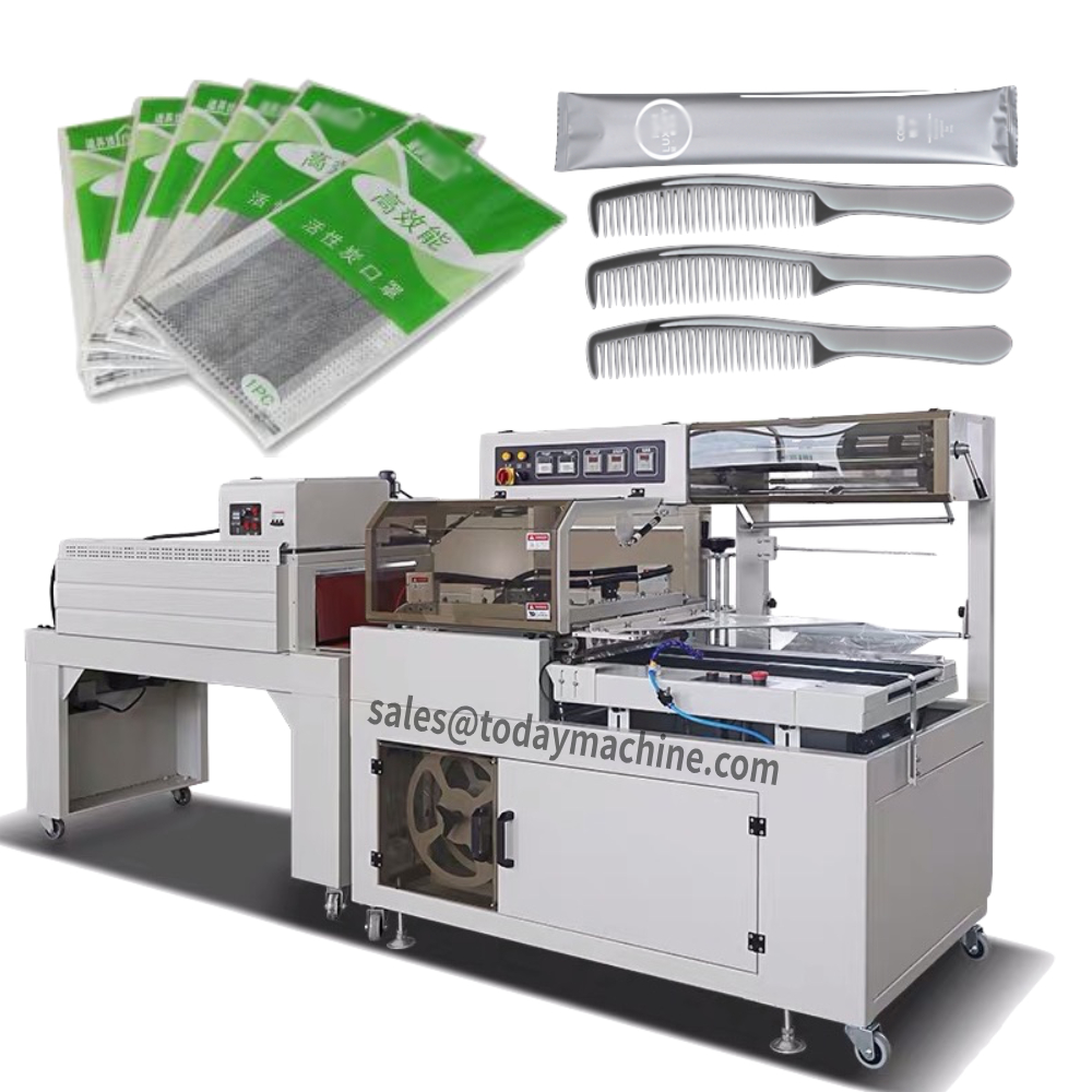 China Made Automatic Side Sealing Cutting Machine Cosmetics Boxes Book Food Shoes Shrink Film Wrapping Packaging Machine