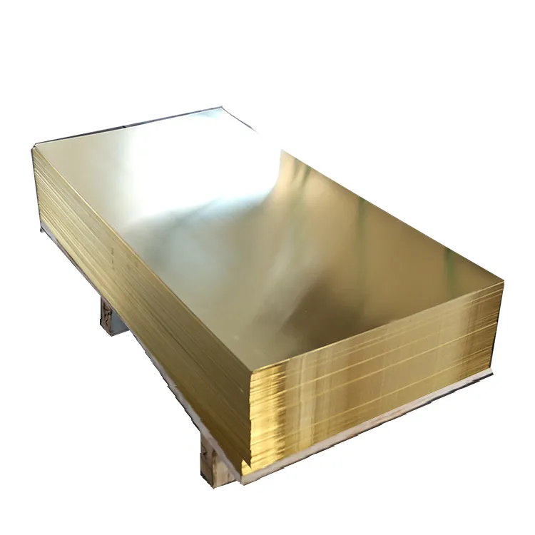 2021 Hot Selling 1500x 3050 x 1.5mm Customized Thickness 0.3-60mm C26800 C27200 shiny brass copper sheet Brass Sheet Plate