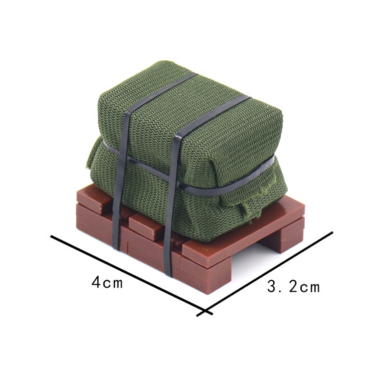 PUBG Drop Box Supply Package Military Sentry Army Building Blocks PUBG MOC Bricks Accessories