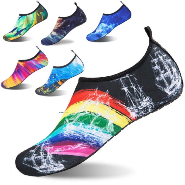 VCANFASHION summer diving swimming non-slip sand socks for beach soccer beach socks unisex beach shoes water sports shoes