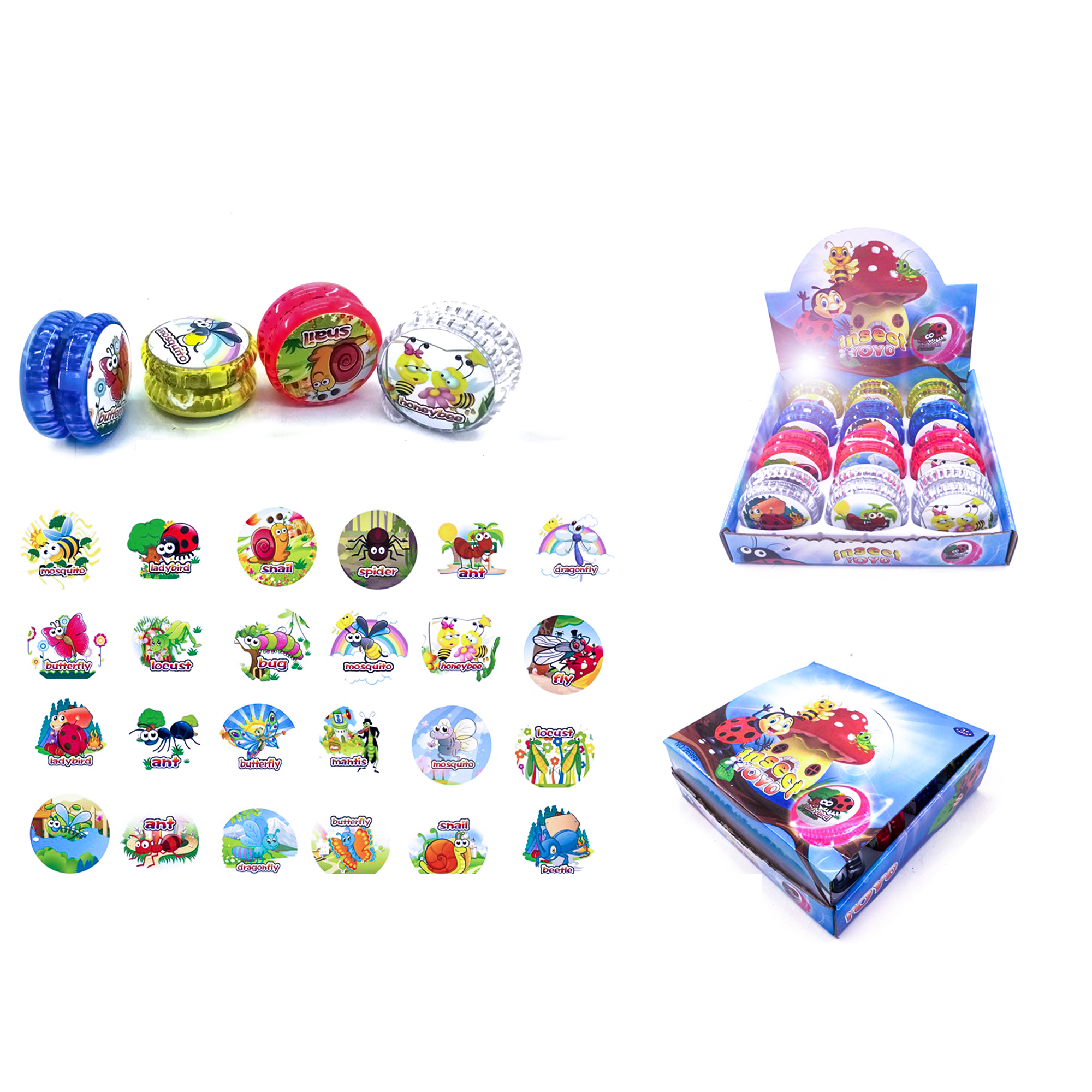 Пластиковые насекомые yoyo игрушки для детей