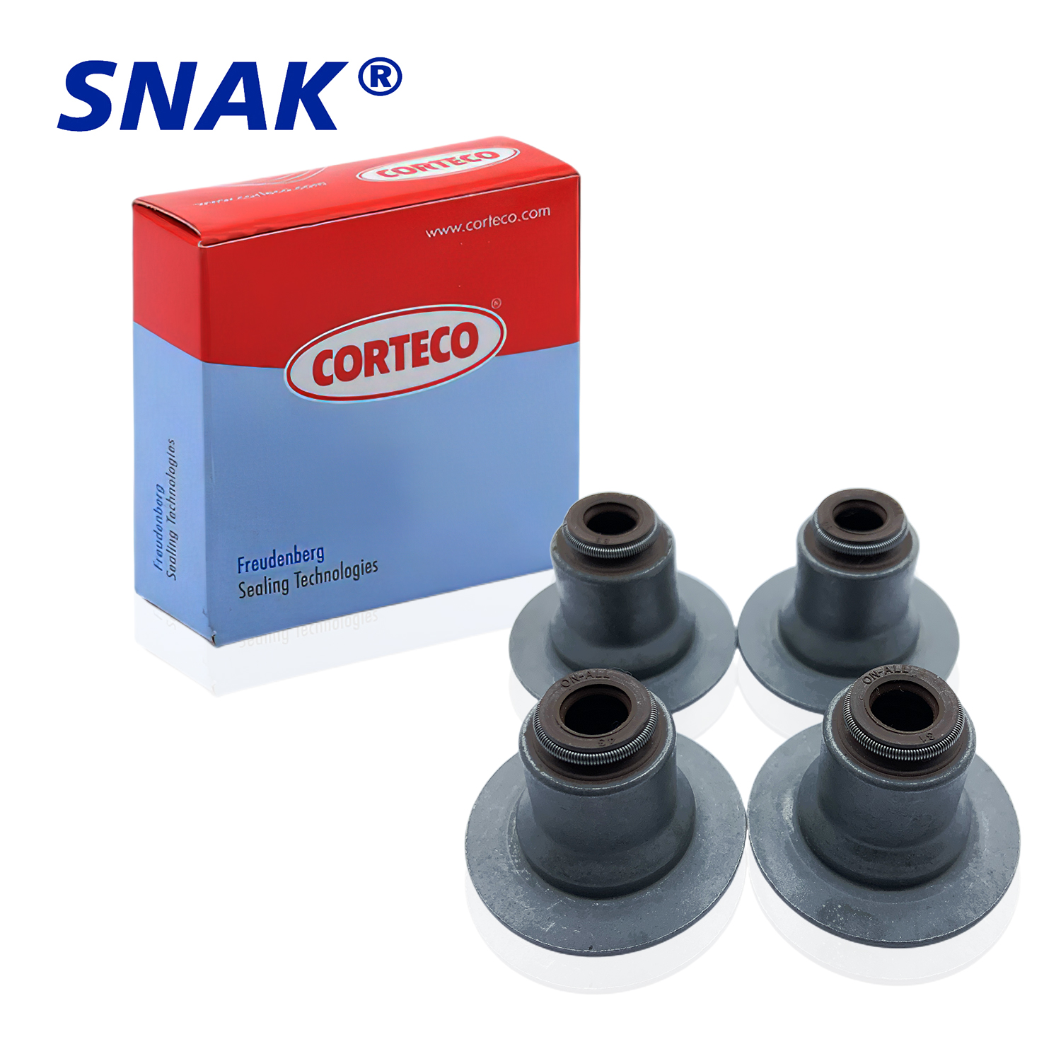 SNAK Factory Corteco Elring Valve Oil Seal FKM FPM Valve Oil seal Engine Valve Stem Seal For Automotive