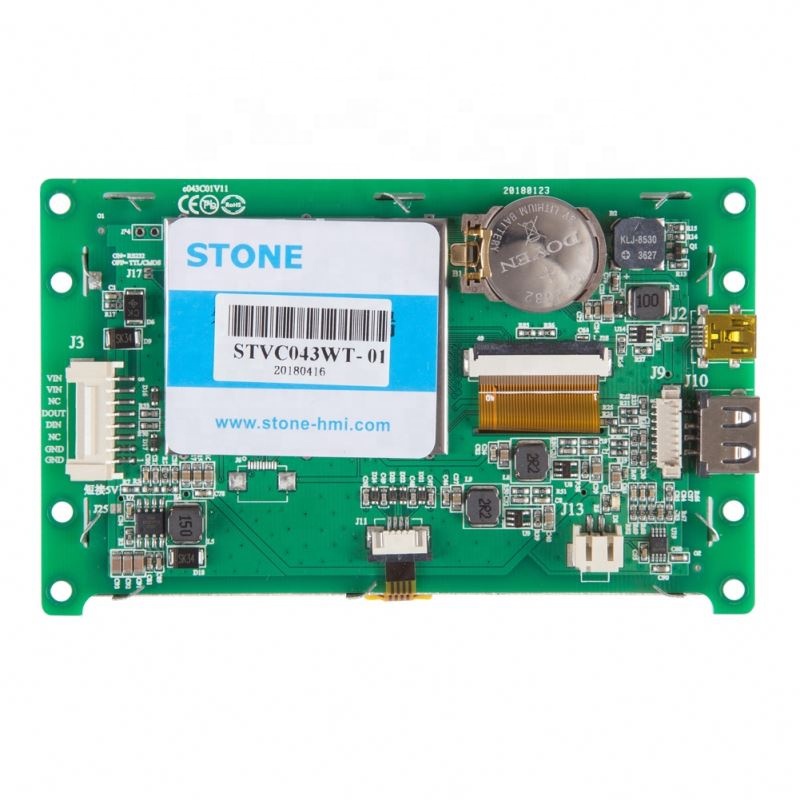 Маленький 4,3 дюйм TFT панель 480x272 графический ЖК-модуль 4,3 "HMI ЖК-дисплей сенсорный экран