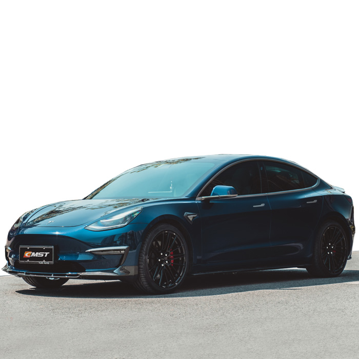 Комплект для тела из углеродного волокна для Tesla model 3 в CMST стиле, передняя губа, задняя боковая юбка и спойлер багажника, детали для автотюнинга