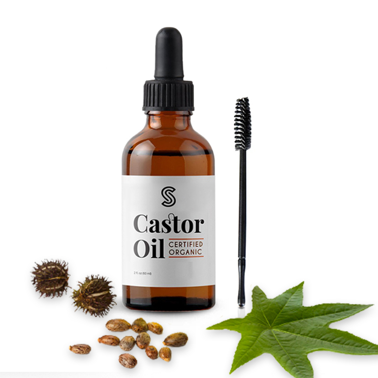 Hair Growth Oil Natural Black Strong Organic Castor Oil Cold Pressed Castor Oil Bulk