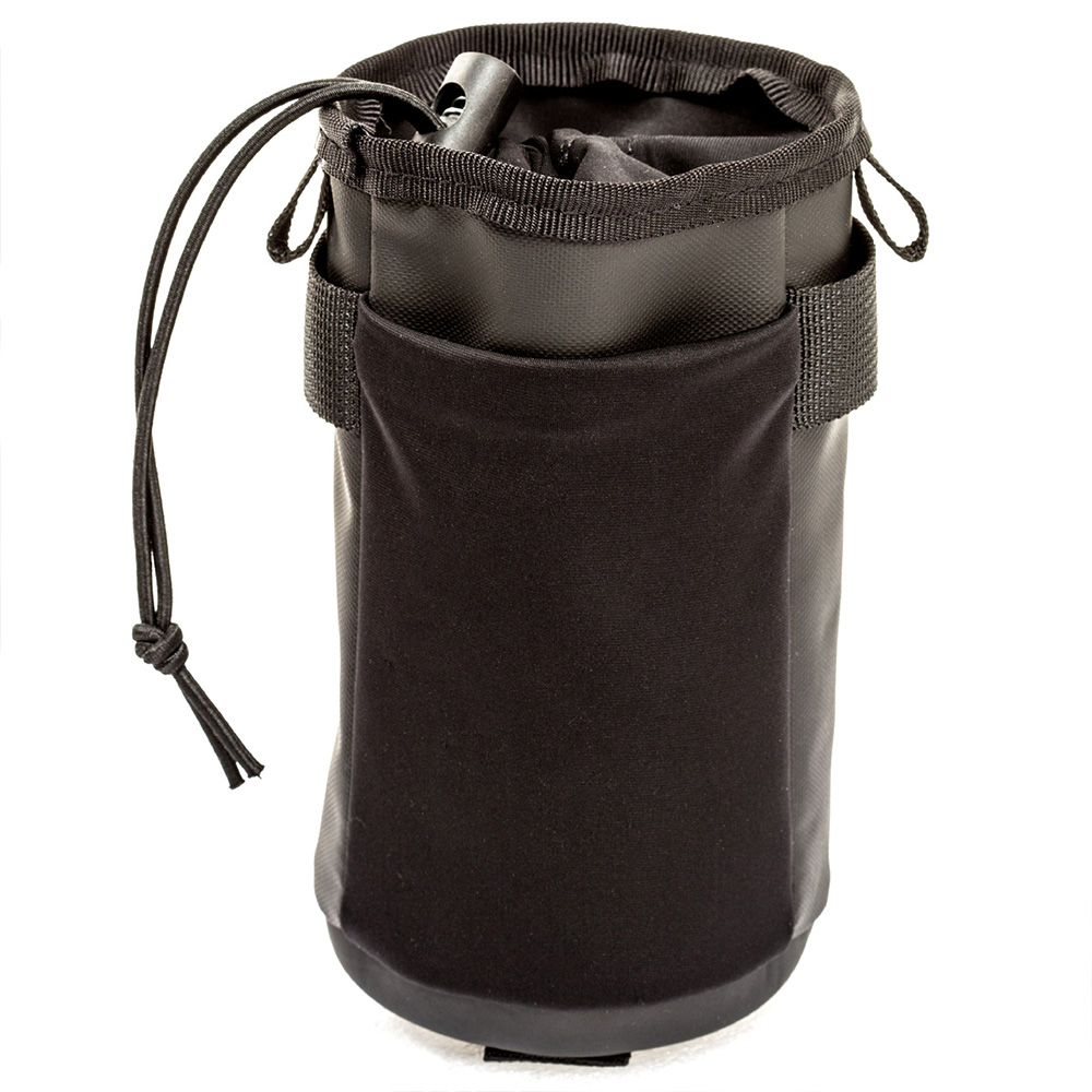 Bicycle Handle Water Bottle Bag With Storage Pocket Waterproof Drawstring Pocket Buckle Water Bottle Bag for Road Mountain Bike