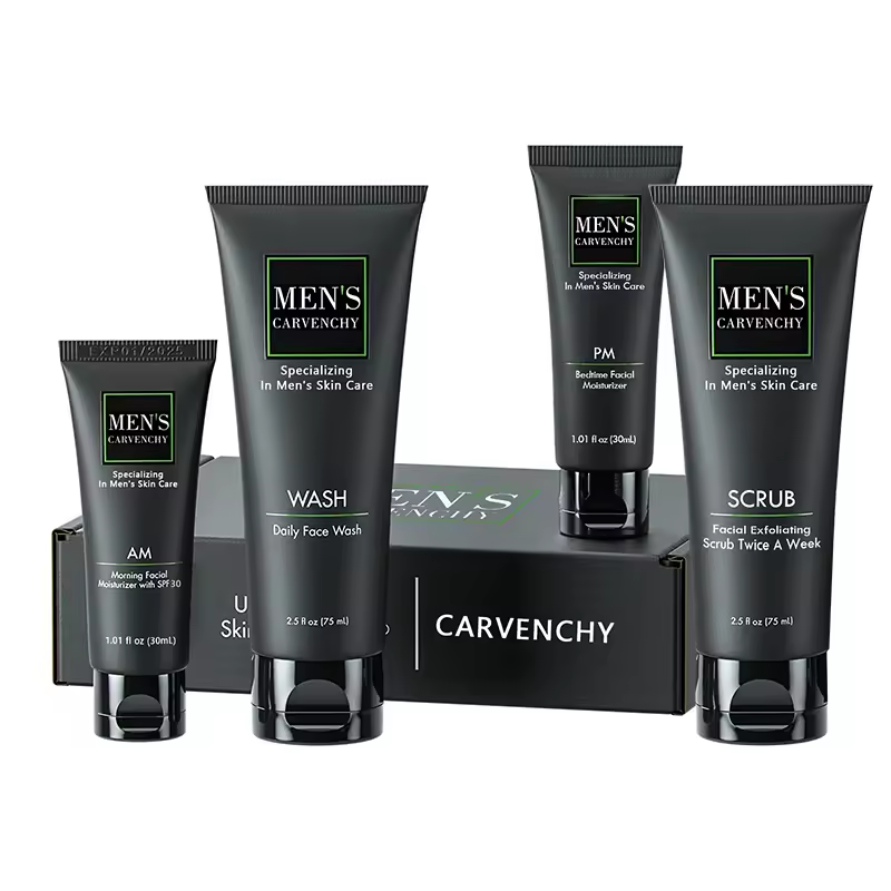 Facial Anti Acne Whitening Brightening Moisturizing Repair Exfoliator Men SKinCare Kit Products Men Skin Care Set Beauty Product