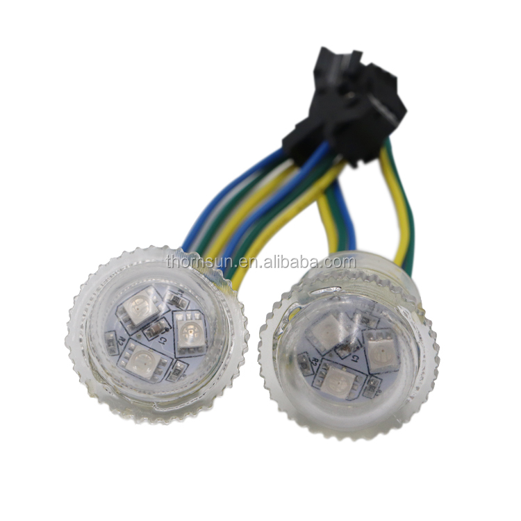 Цифровой rgb Светодиодный точечный светильник, 26 мм, 3 светодиода
