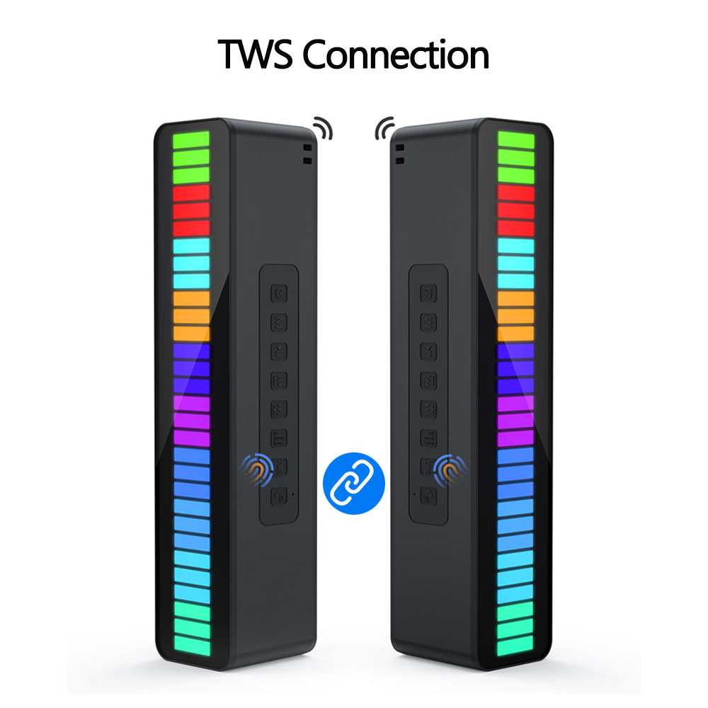 Оптовая продажа, звуковая панель Caixa De Som, RGB Ночная подсветка, игровая колонка с синими зубьями и RGB-подсветкой