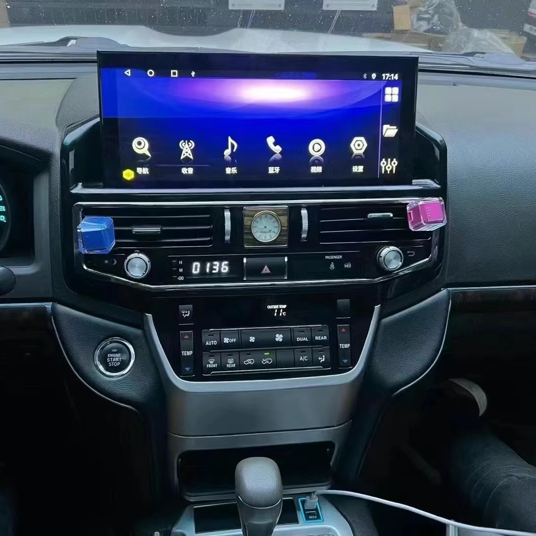 Android 12.3inch Touch Screen Car Radio for TOYOTA LAND CRUISER LC200 LC300 2008-2021 Multimedia Video Player GPS OLED Dashboard