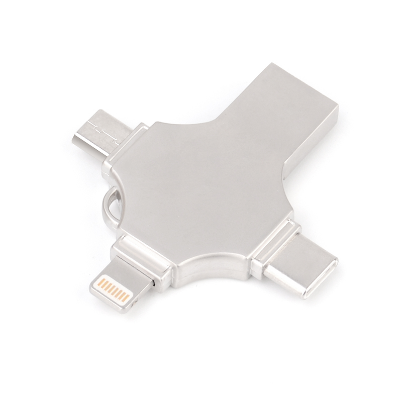 Флеш-накопитель usb 3,0 4 в 1 otg 32 Гб 64 Гб 128 ГБ