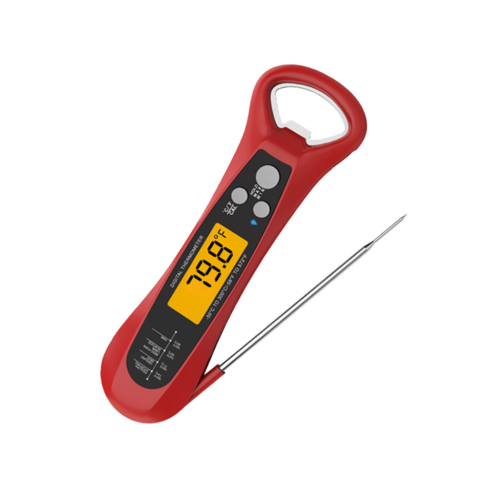 Smart Outdoor BBQ Meat Electronic Wireless Kitchen Food Thermometer Digital Thermometer Barbecue Camping Cooking Plastic & Metal