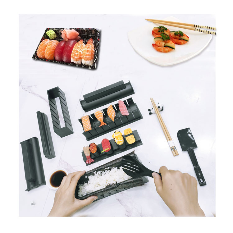 Eco-friendly Home Diy Equipment Deluxe Edition Plastic Sushi Making Kit