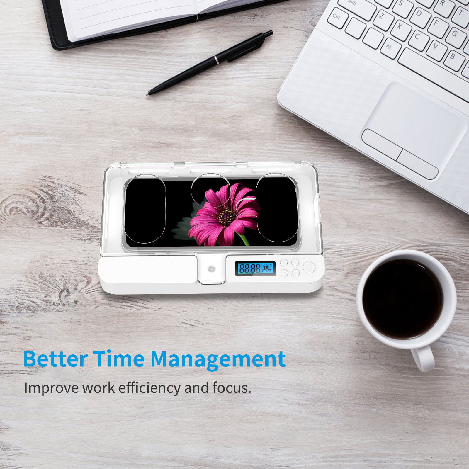 Self control Cell phone lock with Timer
